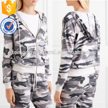 Ropa de las mujeres de la manera de la venta al por mayor de la fabricación del OEM / del ODM del estiramiento de la impresión del camuflaje (TA7023H)